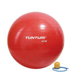 Фитбол Gymball, 65 см, красный, с насосом